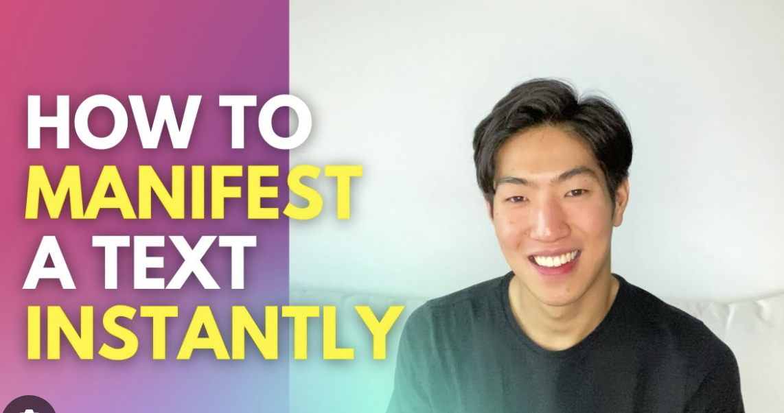 Manifesting a Text From Someone