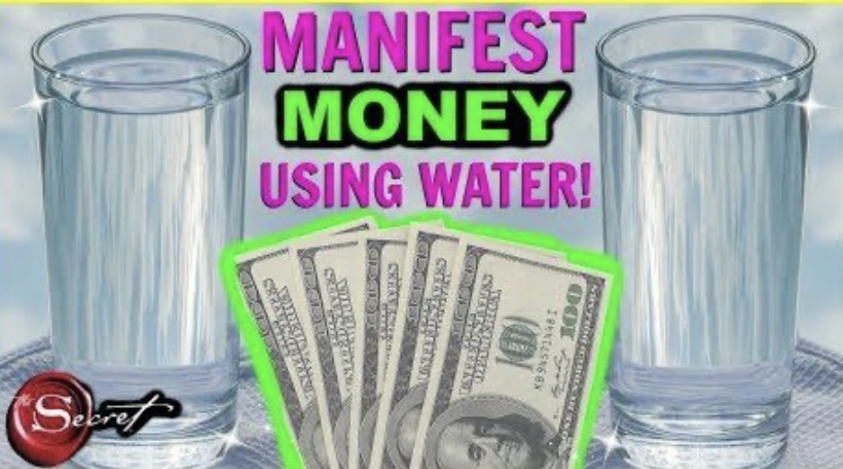Manifest Money Using Water